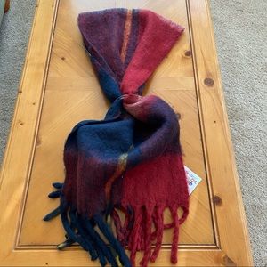 Lulla Collection by Bindya Chunky Plaid Scarf 100% Acrylic